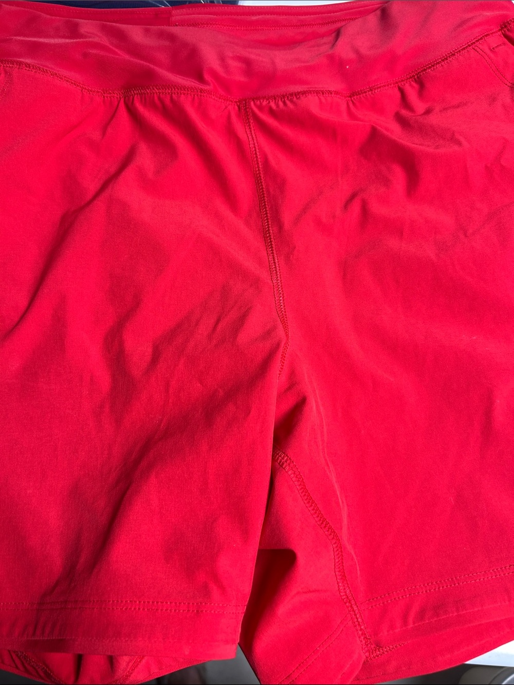 Lands' End Bright Red Athletic Shorts